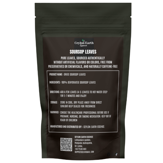 Sale Dried Soursop Leaves | 100% Natural & Organic Annona Muricata | Perfect for Tea