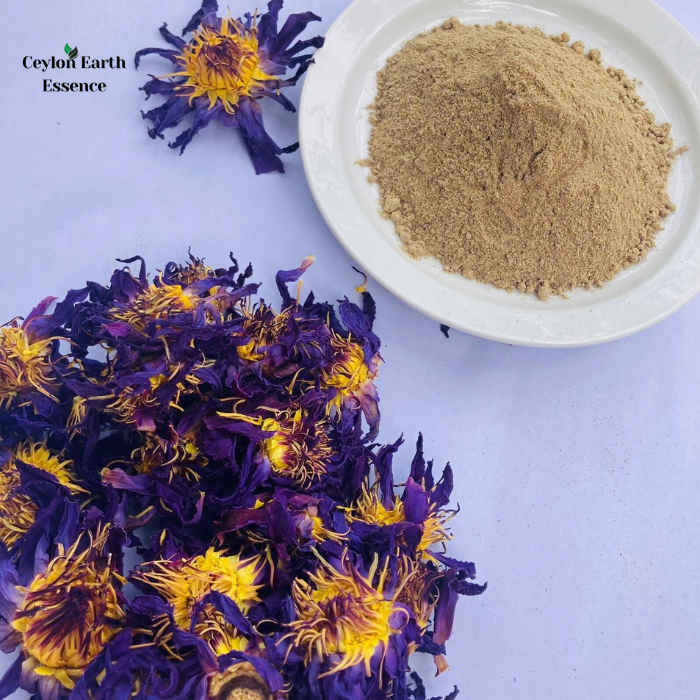 Blue Lotus Powder – 100% Pure & Natural Ingredient | Ceylon Earth Essence