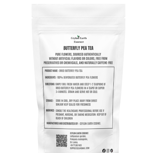 Organic Dried Butterfly Pea Flowers – Herbal Tea & Natural Culinary Ingredient