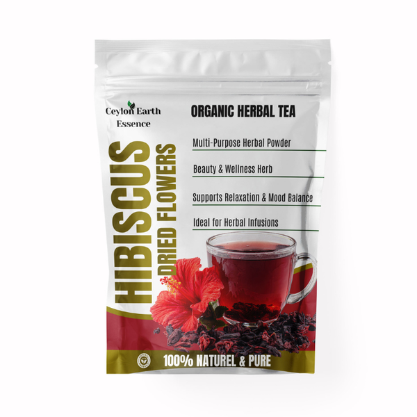 Premium Dried Hibiscus Flowers | Natural Hibiscus Herbal Tea (Hibiscus Sabdariffa)