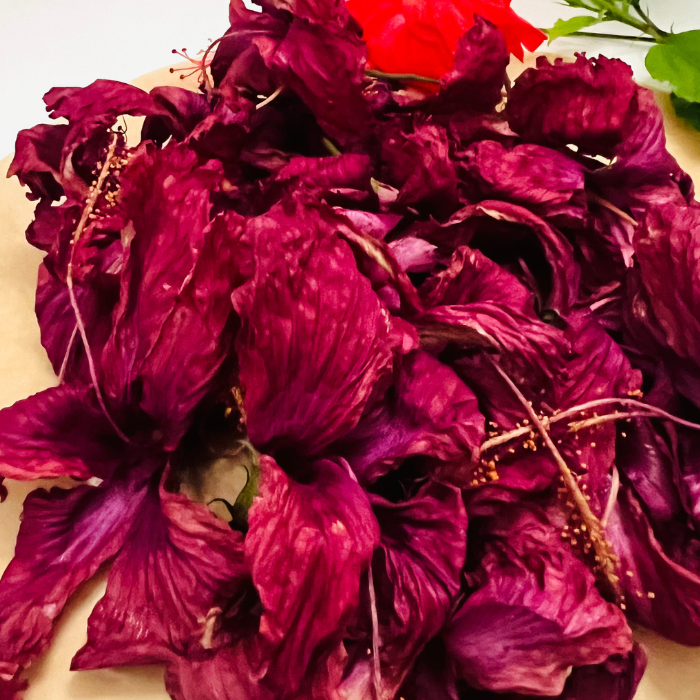 Hibiscus Flowers - Dried Hibiscus flower (sabdariffa) - 100% Premium