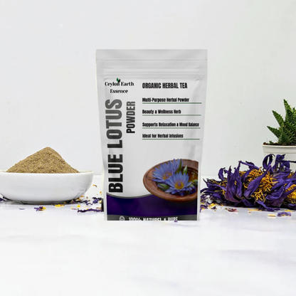 Blue Lotus Powder – 100% Pure & Natural Ingredient | Ceylon Earth Essence