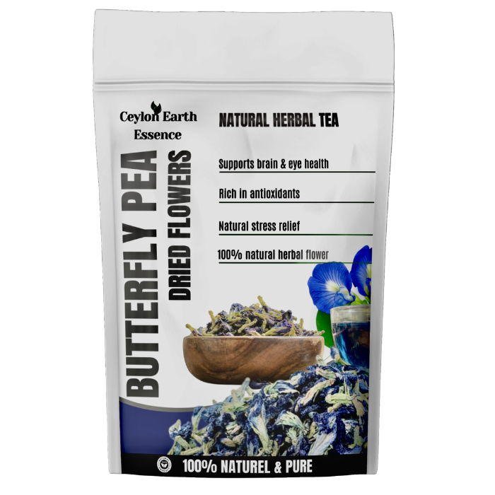 Organic Dried Butterfly Pea Flowers – Herbal Tea & Natural Culinary Ingredient