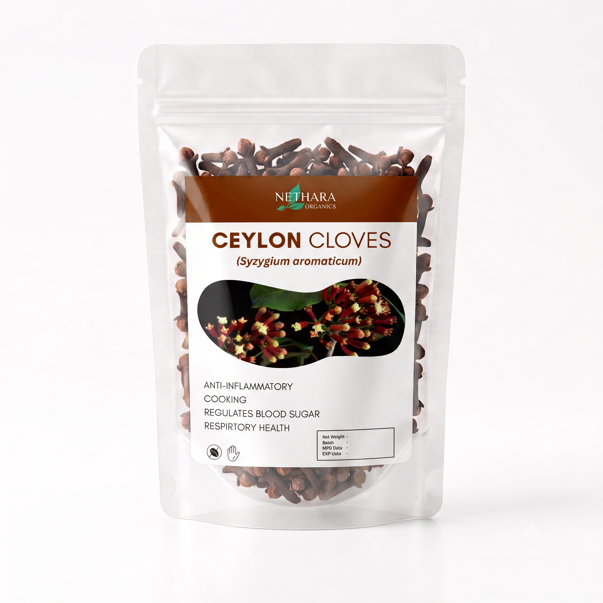Premium Ceylon Cloves | 100% Natural Whole Clove Spice (Syzygium Aromaticum)
