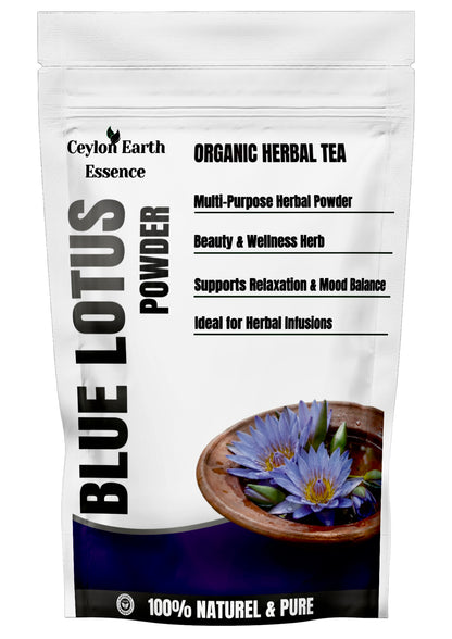 Blue Lotus Powder – 100% Pure & Natural Ingredient | Ceylon Earth Essence
